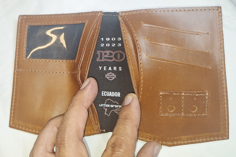 Harley 120 años aniversario Cafe Billetera anti IDRF / NFC - Imagen 6