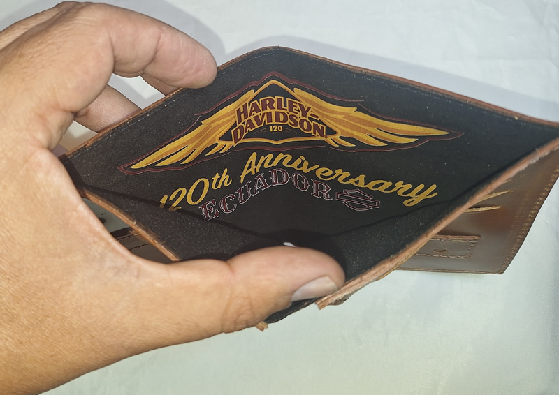 Harley 120 años aniversario Cafe Billetera anti IDRF / NFC - Imagen 7