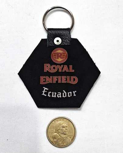 Llavero Royal Enfield Textil promocional
