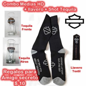 Combo Amigo secreto Shot Tequila + llavero + Medias HD