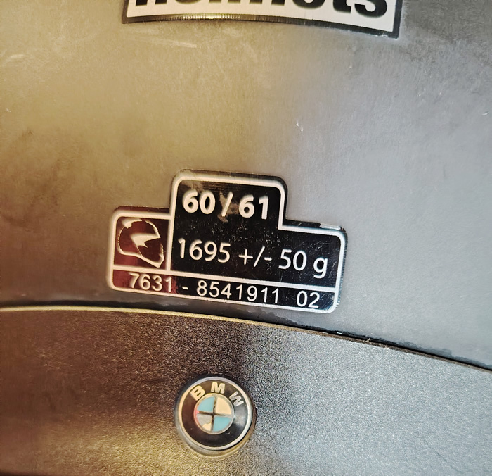 Casco BMW System 6 Modular (L) usado - Imagen 11