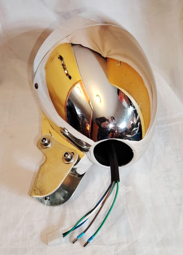Faro Chopper Cromado 6.5cm usado - Imagen 2