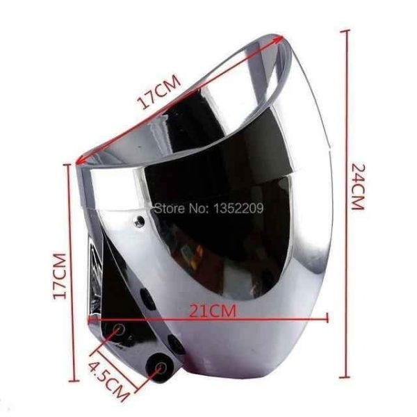 Faro Chopper Cromado 6.5cm usado - Imagen 7