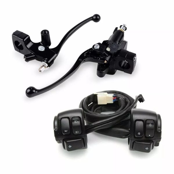 Kit Grips, Mandos  y Controles negros para Harley Sportster o Custom - Imagen 2
