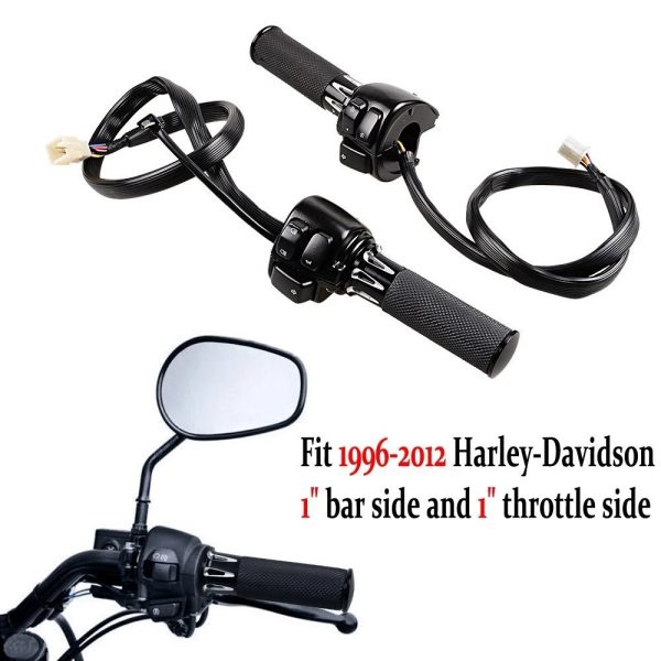 Kit Grips, Mandos  y Controles negros para Harley Sportster o Custom - Imagen 9