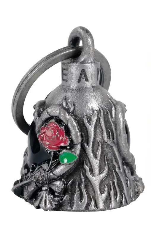 Campana logo corazon y rosas