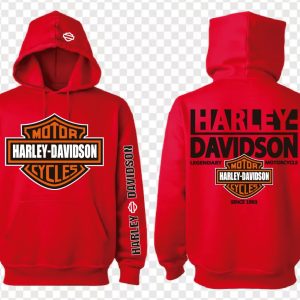 Hoodie Rojo HD Logo