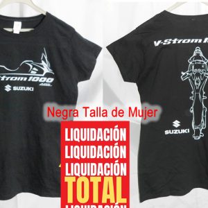 Camiseta Suzuki Vstrom 1000 ABS para Mujer (liquidacion)